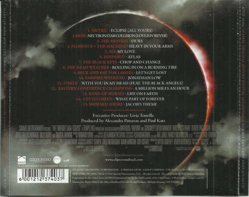 Various - Twilight Saga: Eclipse CD