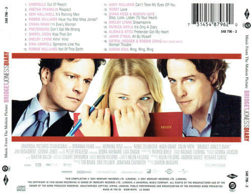 Bridget Jones`s Diary - Various Soundtrack CD Import
