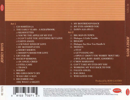 Jersey Boys - Original Broadway Cast Recording CD Import