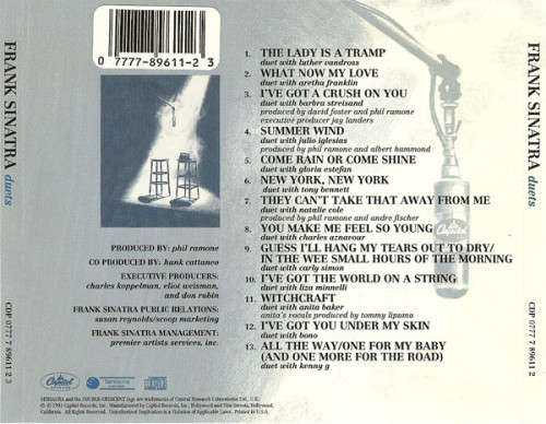 Frank Sinatra - Duets CD Import