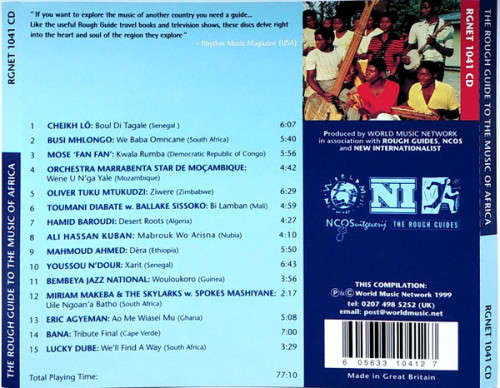 Rough Guide To the Music of Africa - Various CD Import
