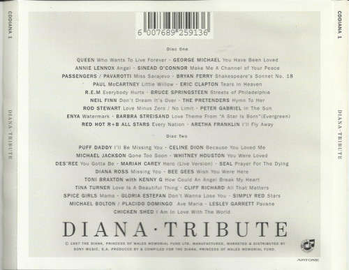 Various - Diana (Princess of Wales) Tribute Double CD
