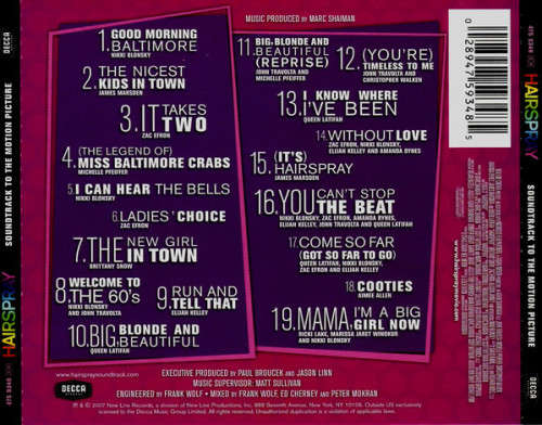 Hairspray - Soundtrack CD Import