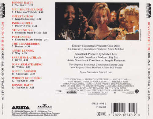 Boys On the Side - Soundtrack CD Import