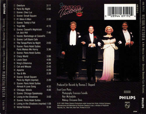 Julie Andrews - Victor/Victoria: A New Musical Comedy - Original Broadway Cast Recording CD Import
