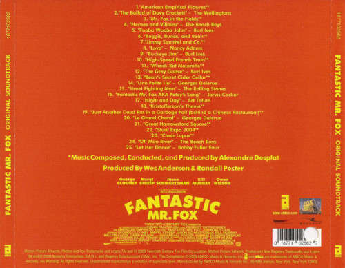Fantastic Mr. Fox - Soundtrack CD Import