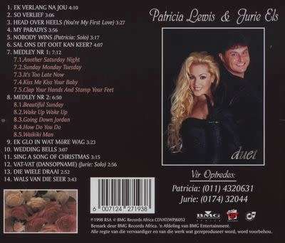 Patricia Lewis and Jurie Els - Duet CD