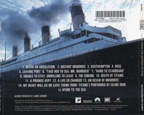 Titanic - Soundtrack CD Import