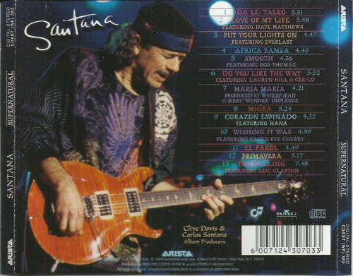 Santana - Supernatural CD
