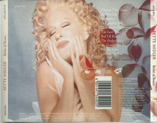 Bette Midler - Bette of Roses CD