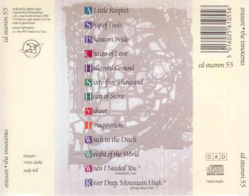 Erasure - The Innocents CD Import