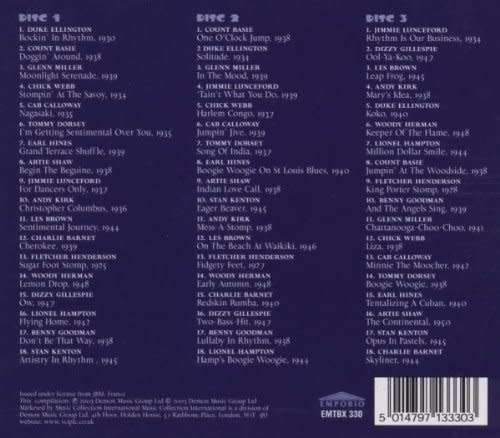 Various - Swing Brother, Swing 3x Jazz CD Set Import