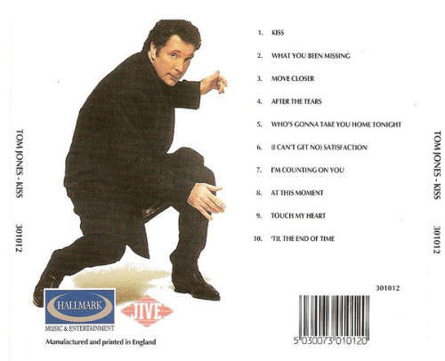 Tom Jones - Kiss CD Import