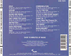 Spandau Ballet - Twelve Inch Mixes CD Import