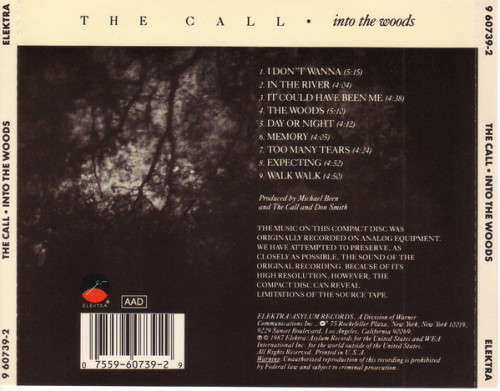 The Call - Into the Woods CD Import