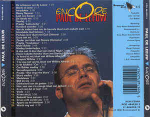 Paul de Leeuw - Encore Double CD Import