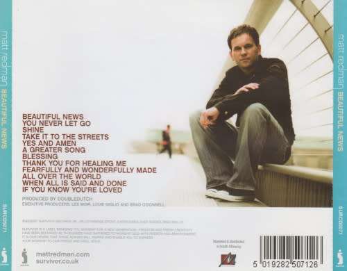 Matt Redman - Beautiful News CD Import