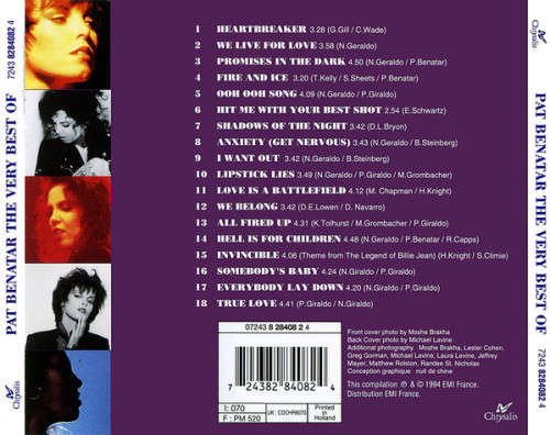 Pat Benatar - Very Best of CD Import