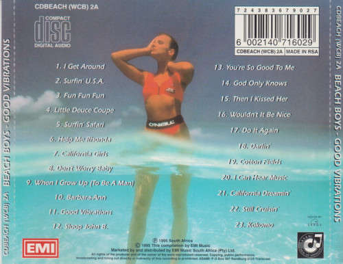 Beach Boys - Good Vibrations, All Time Greatest Hits CD