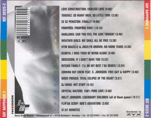 Various - Gay Happening 3 CD Import
