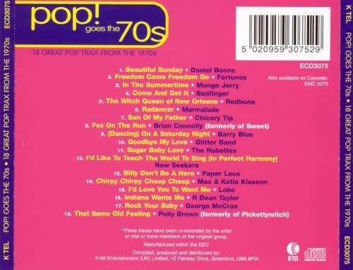 Various - Pop! Goes the 70`s CD Import