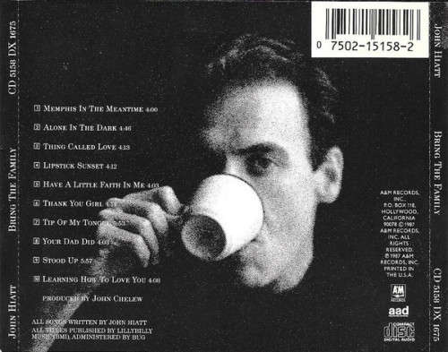 John Hiatt - Bring the Family CD Import