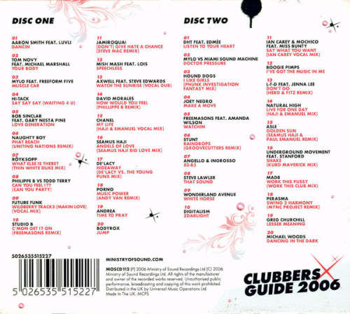 Various - Clubbers Guide 2006 Double CD Import Sealed