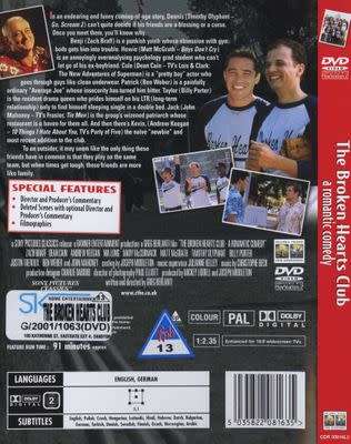 Broken Hearts Club - DVD (Gay Interest)