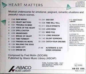 Fred Mollin - Heart Matters CD Import