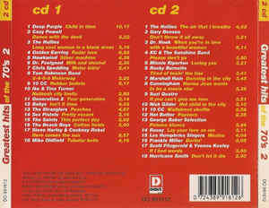 Greatest Hits of the 70's - Various Double CD's Vol. 2,3 + 4 (6x CD's In total) Import
