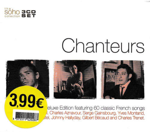 Various - Chanteurs 3x CD Set Import Sealed