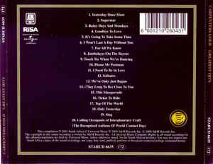 Carpenters - Gold (Greatest Hits) CD