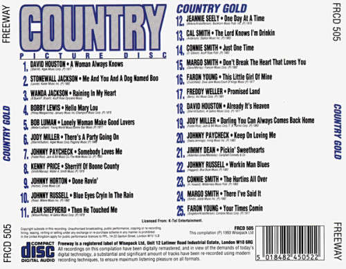 Various - Country Gold Freeway CD Import