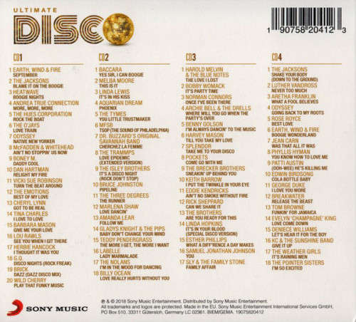 Various - Ultimate Disco 4x CD Set