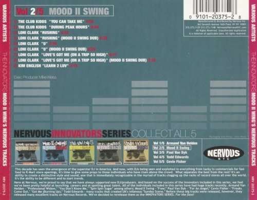 Mood II Swing - Nervous Tracks Volume 25 CD Import Sealed