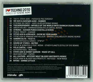 Steve Aoki - I Love Techno 2010 CD Import Sealed
