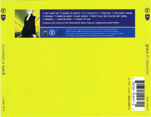Grace - If I Could Fly CD Import Sealed