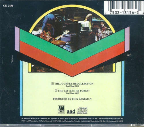 Rick Wakeman - Journey To the Centre of the Earth CD Import