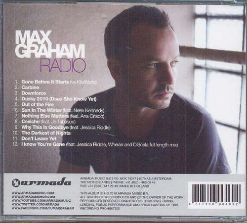 Max Graham - Radio CD Import Sealed