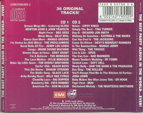 Various - Best Party Album In the World...Ever! Double CD