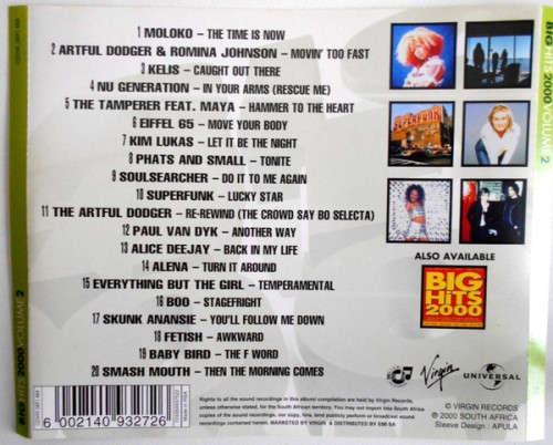 Big Hits 97, 98, 98v2, 99, 99v2, 2000, 2000v2 Complete Set CD