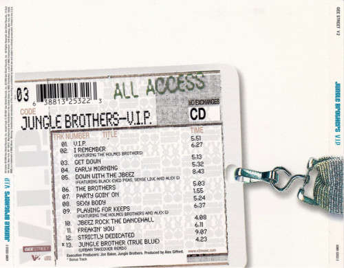 Jungle Brothers - V.I.P. CD Import