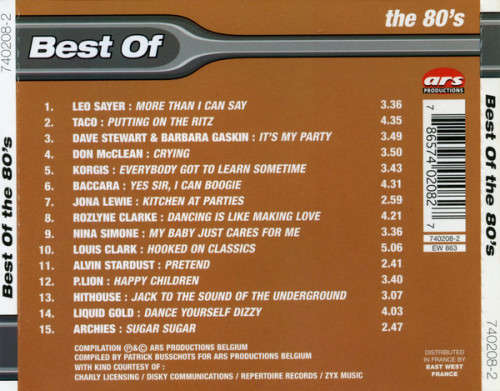 Various - Best of the 80`s CD Import