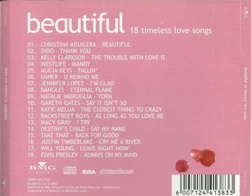 Various - Beautiful : 18 Timeless Love Songs CD