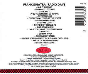 Frank Sinatra - Radio Days CD Import