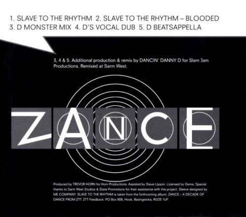 Grace Jones - Slave To the Rhythm Maxi Single CD Import