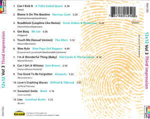 Various - 12x12 - Volume 3 (Third Impression) CD Import