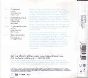 Darius - Colourblind Maxi Single CD Import