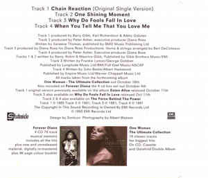 Diana Ross - Chain Reaction (Original Single Version) Maxi Single CD Import