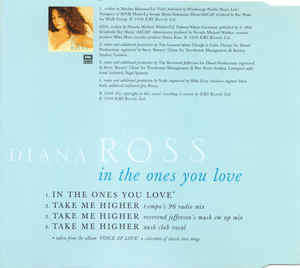 Diana Ross - In the Ones You Love Maxi Single CD Import